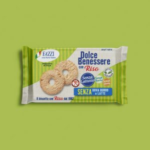 Dolce Benessere con Riso Senza Uova, Burro e Latte – Biscotti Fazzi