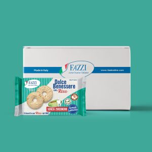 Dolce Benessere con Riso Senza Zucchero Senza Lattosio – BOX 12 pz – Biscotti Fazzi